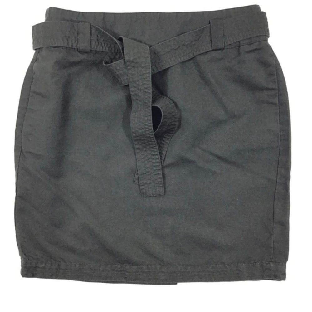 Banana Republic Linen Skirt Women's Size 4 Green